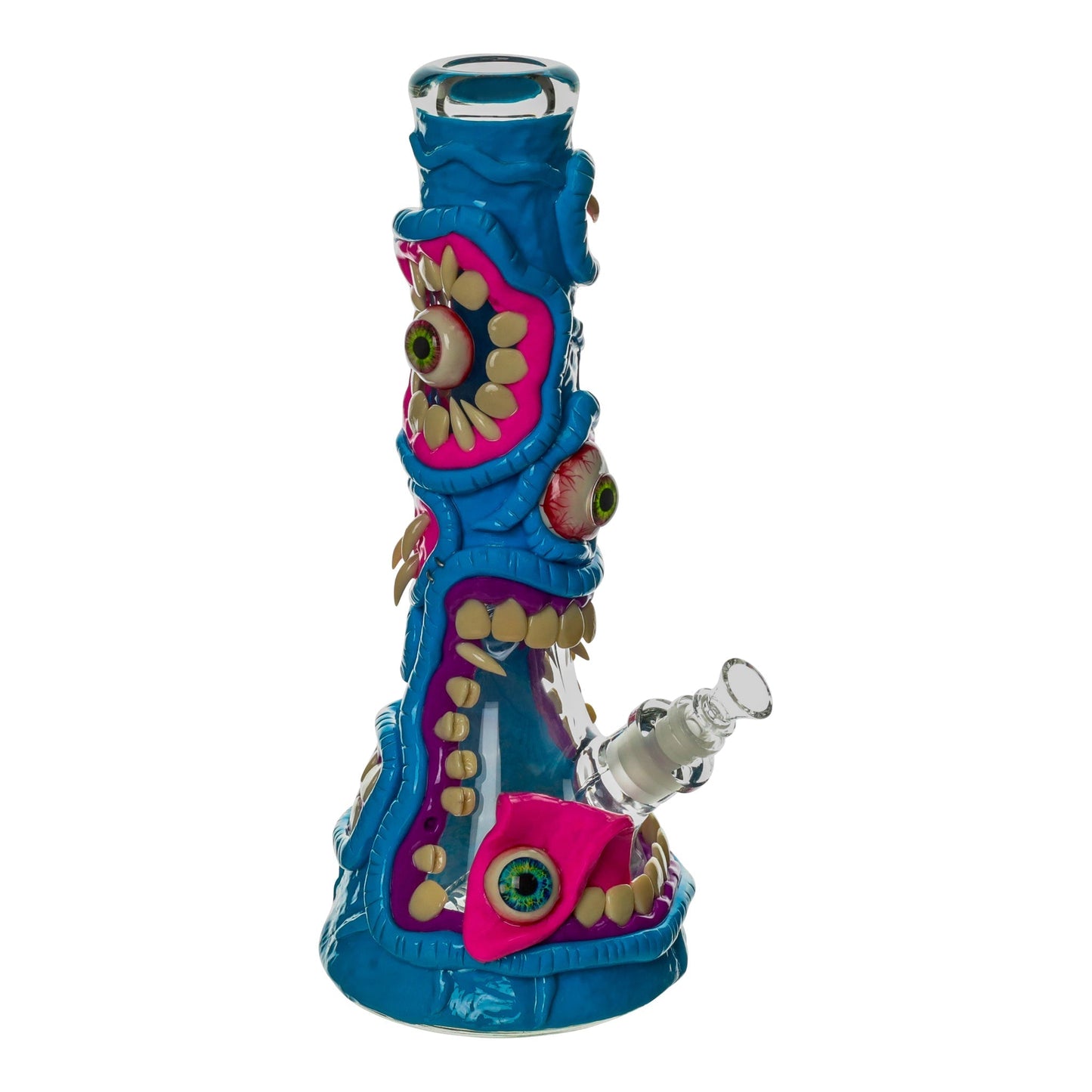 Amy Necrotic Neon Monster Bong 14in
