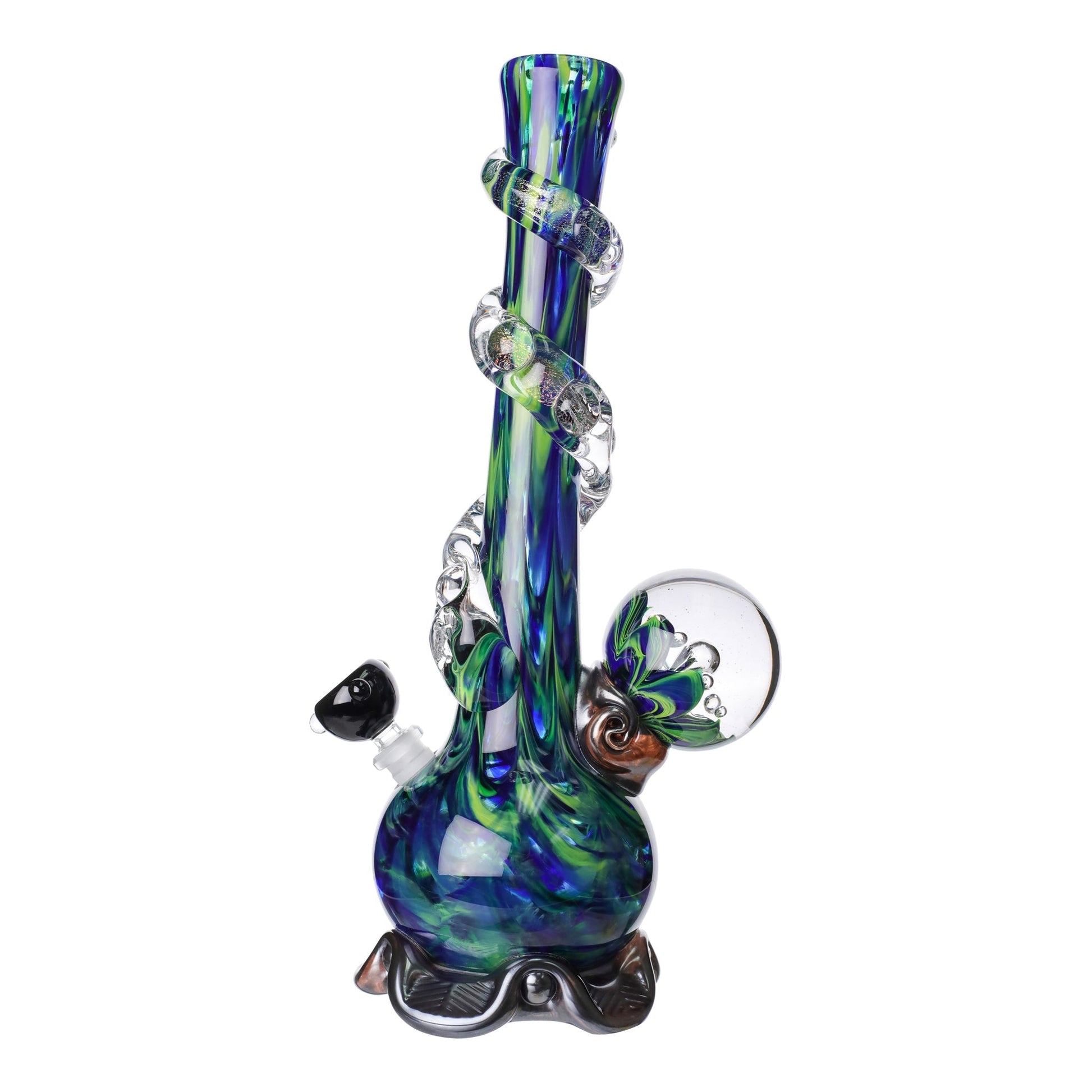 Noble Glass Chromatic Marble Bong 14in