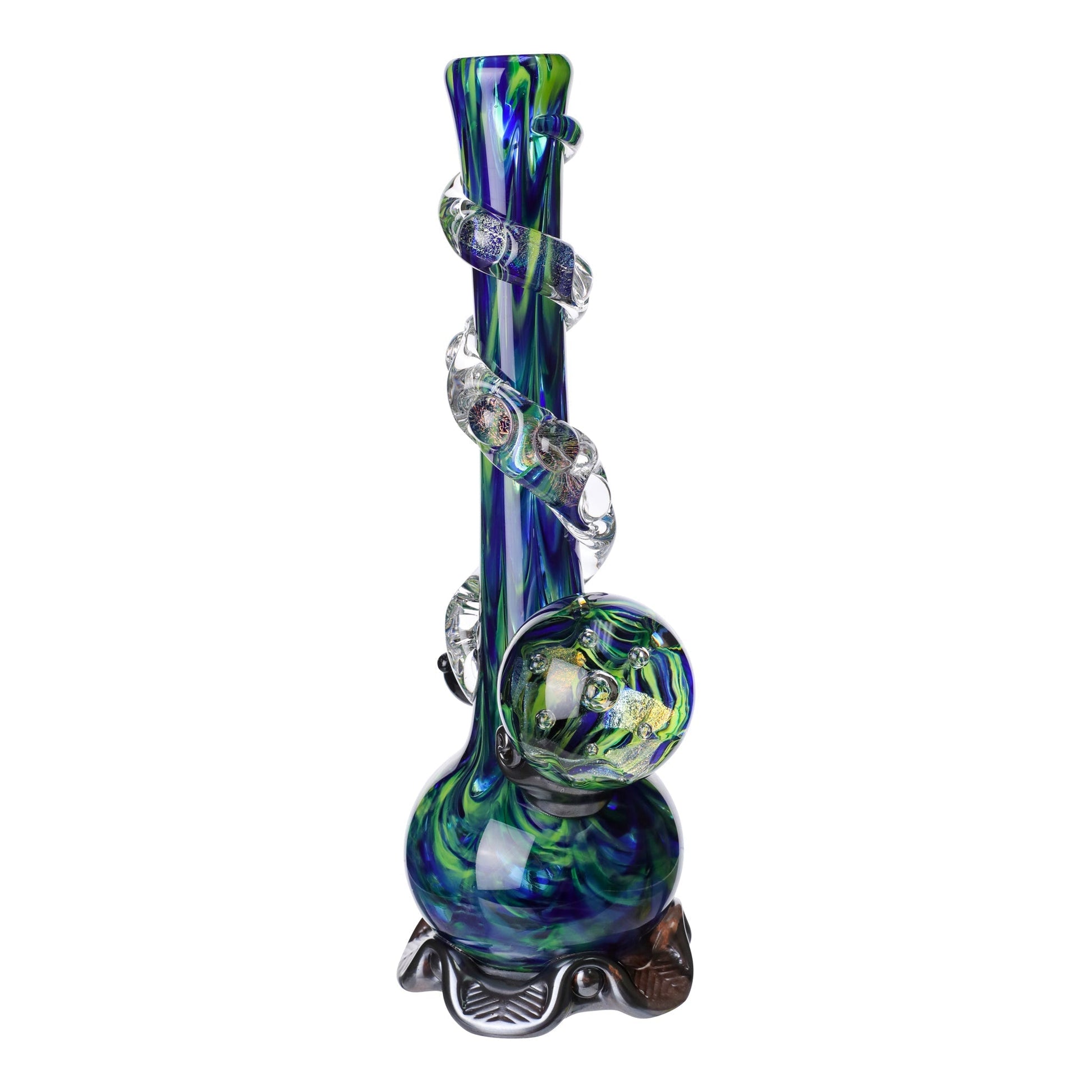 Noble Glass Chromatic Marble Bong 14in