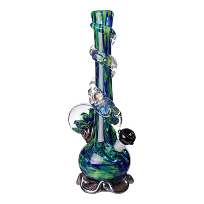 Noble Glass Chromatic Marble Bong 14in