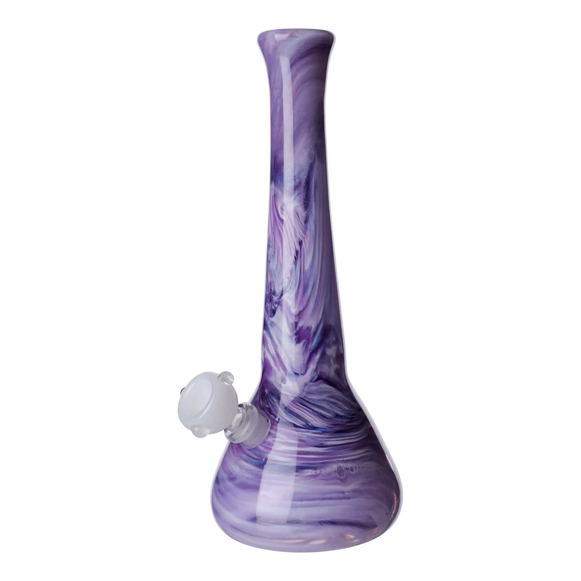 Noble Glass Swirling Beaker Bong 12in Borosilicate Glass