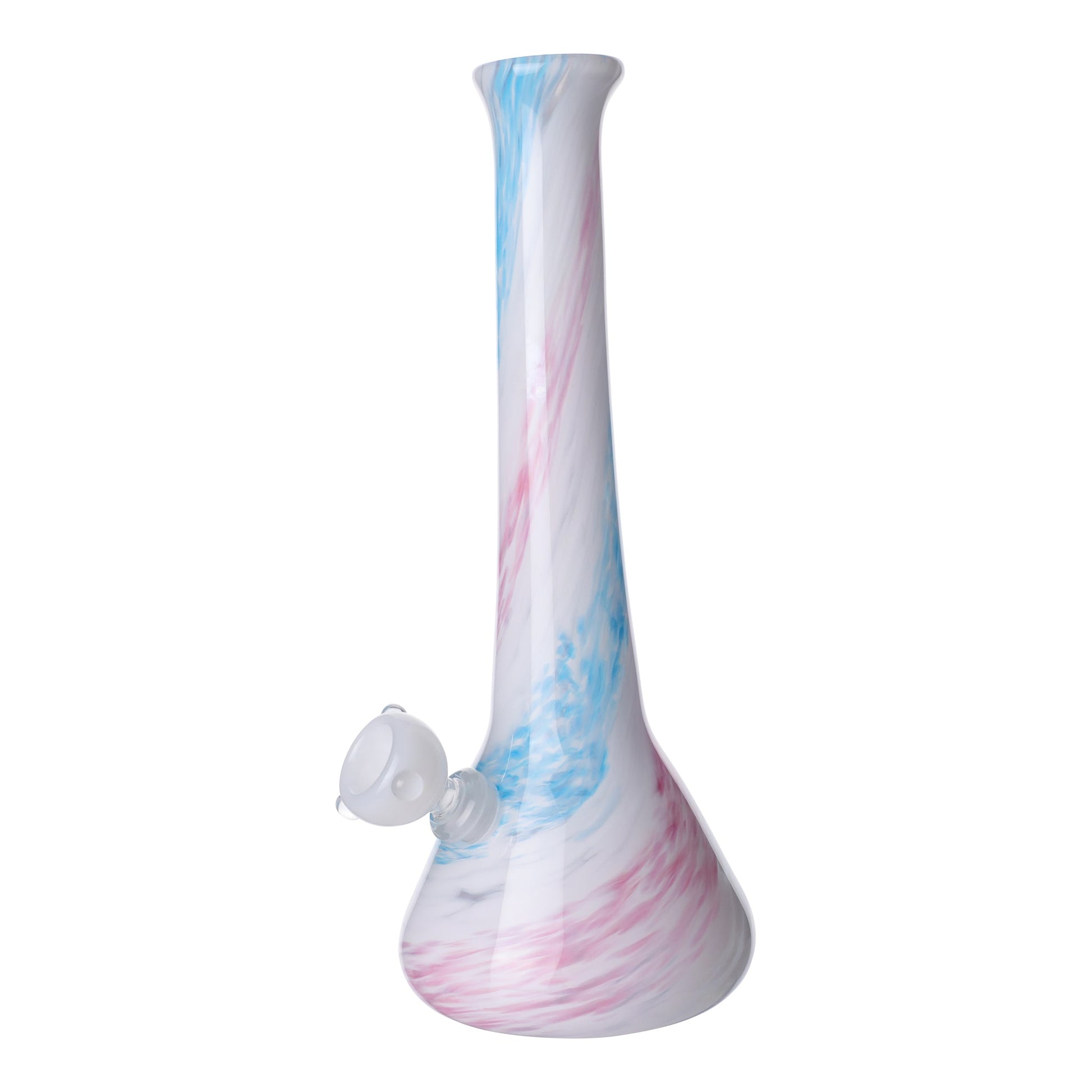 Noble Glass Swirling Beaker Bong 12in Borosilicate Glass