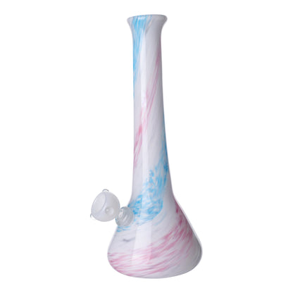 Noble Glass Swirling Beaker Bong 12in Borosilicate Glass