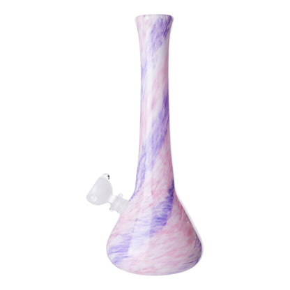 Noble Glass Swirling Beaker Bong 12in Borosilicate Glass