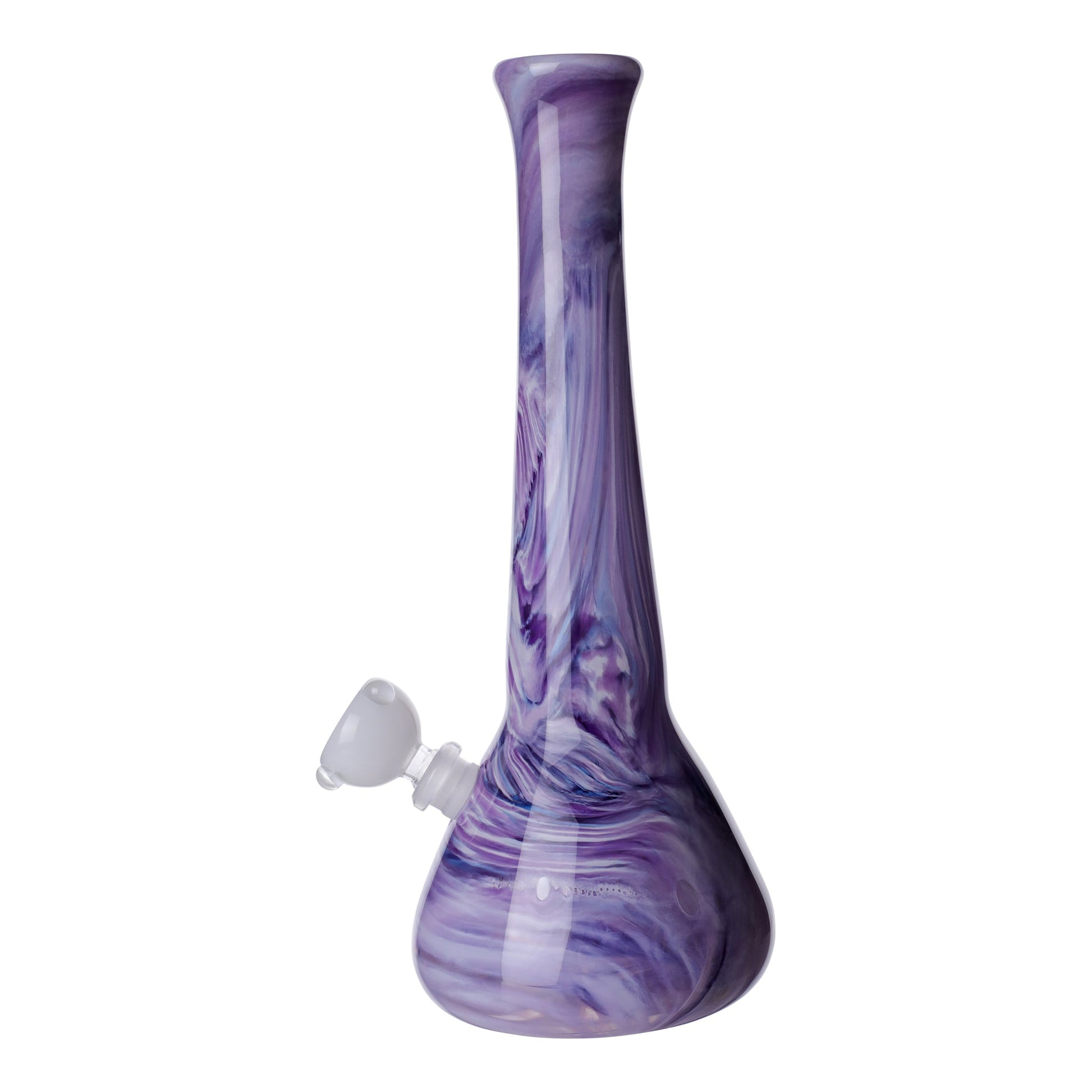 Noble Glass Swirling Beaker Bong 12in Borosilicate Glass