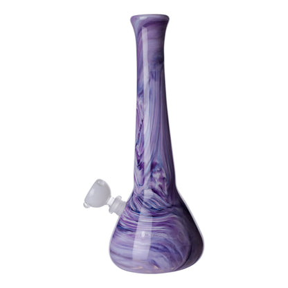 Noble Glass Swirling Beaker Bong 12in Borosilicate Glass