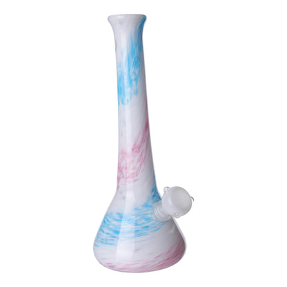 Noble Glass Swirling Beaker Bong 12in Borosilicate Glass