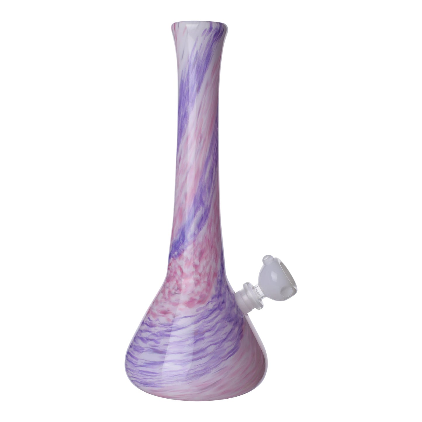 Noble Glass Swirling Beaker Bong 12in Borosilicate Glass