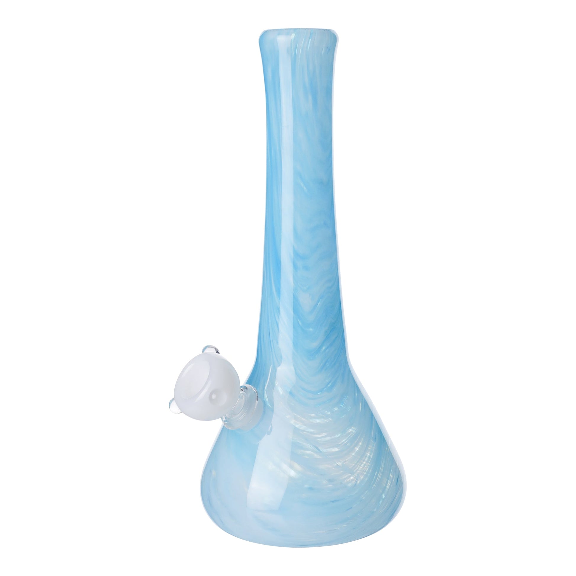Noble Glass Swirling Beaker Bong 12in Borosilicate Glass