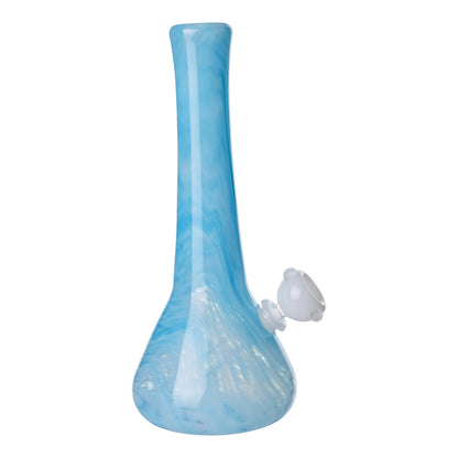 Noble Glass Swirling Beaker Bong 12in Borosilicate Glass