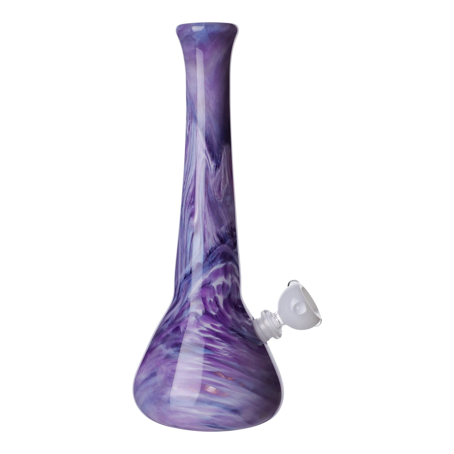 Noble Glass Swirling Beaker Bong 12in Borosilicate Glass