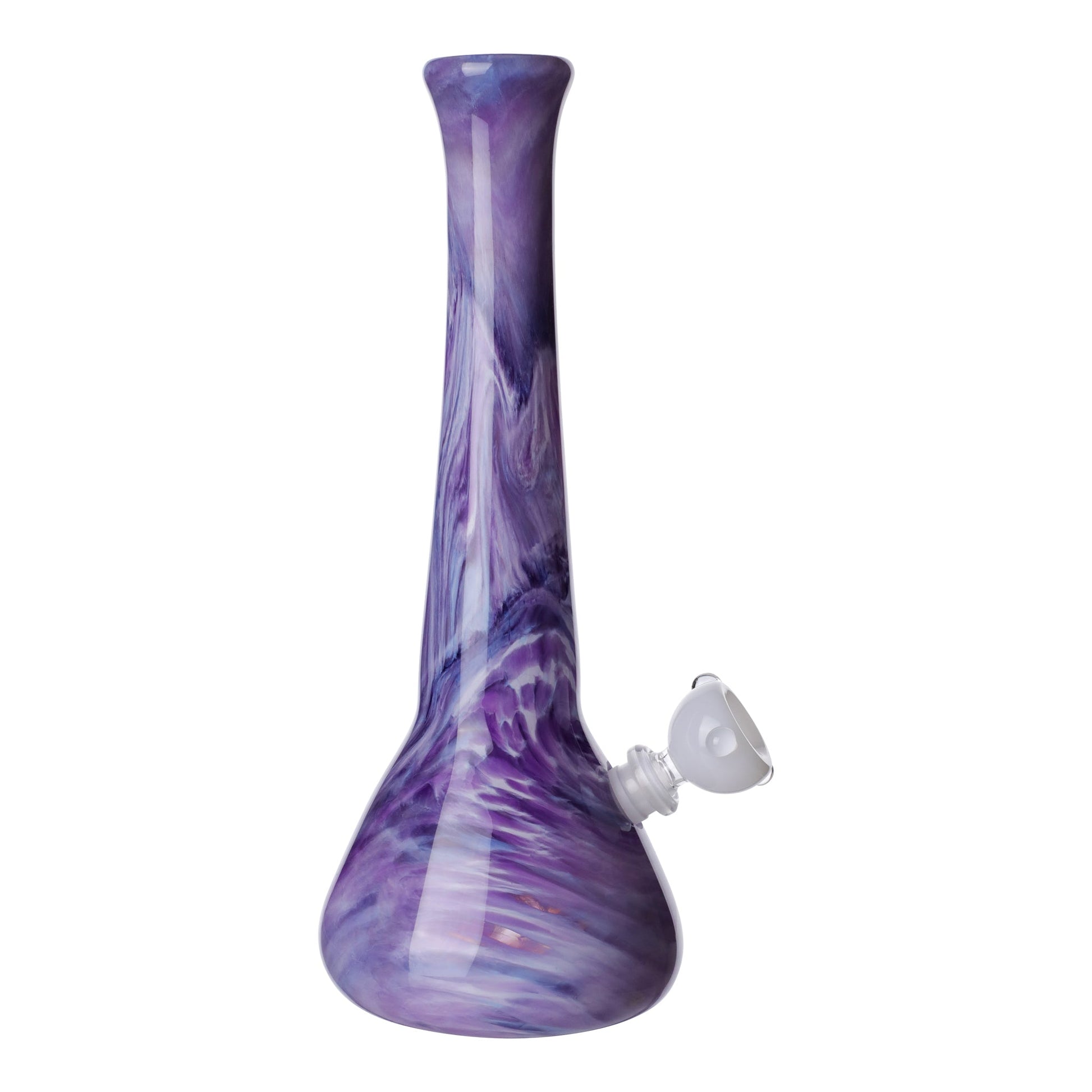 Noble Glass Swirling Beaker Bong 12in Borosilicate Glass