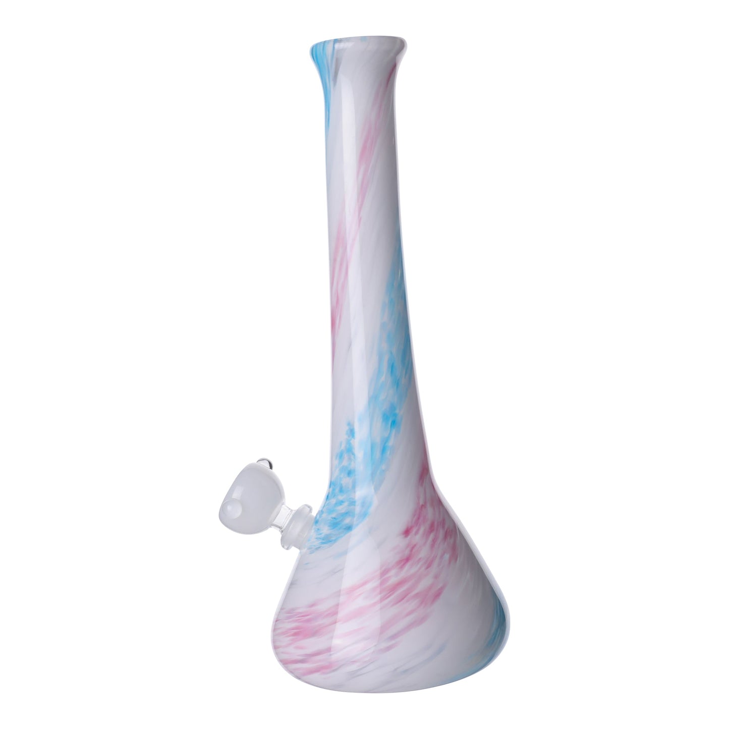 Noble Glass Swirling Beaker Bong 12in Borosilicate Glass