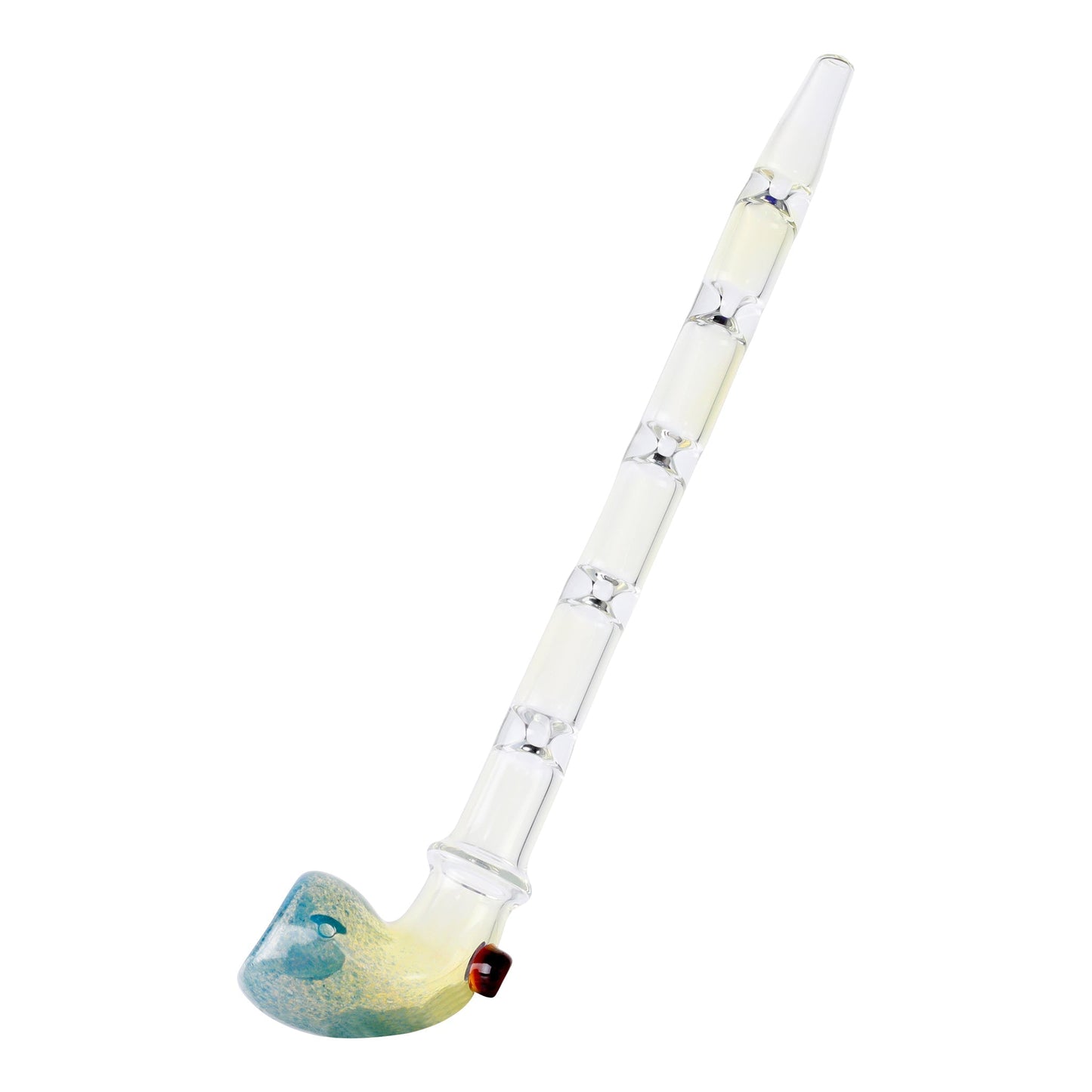 Allied International Notched Sherlock Pipe 10in Borosilicate Glass