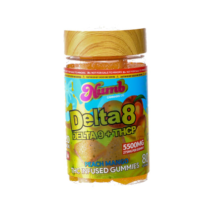 Numb D8/D9/THC-P Gummies 5500mg