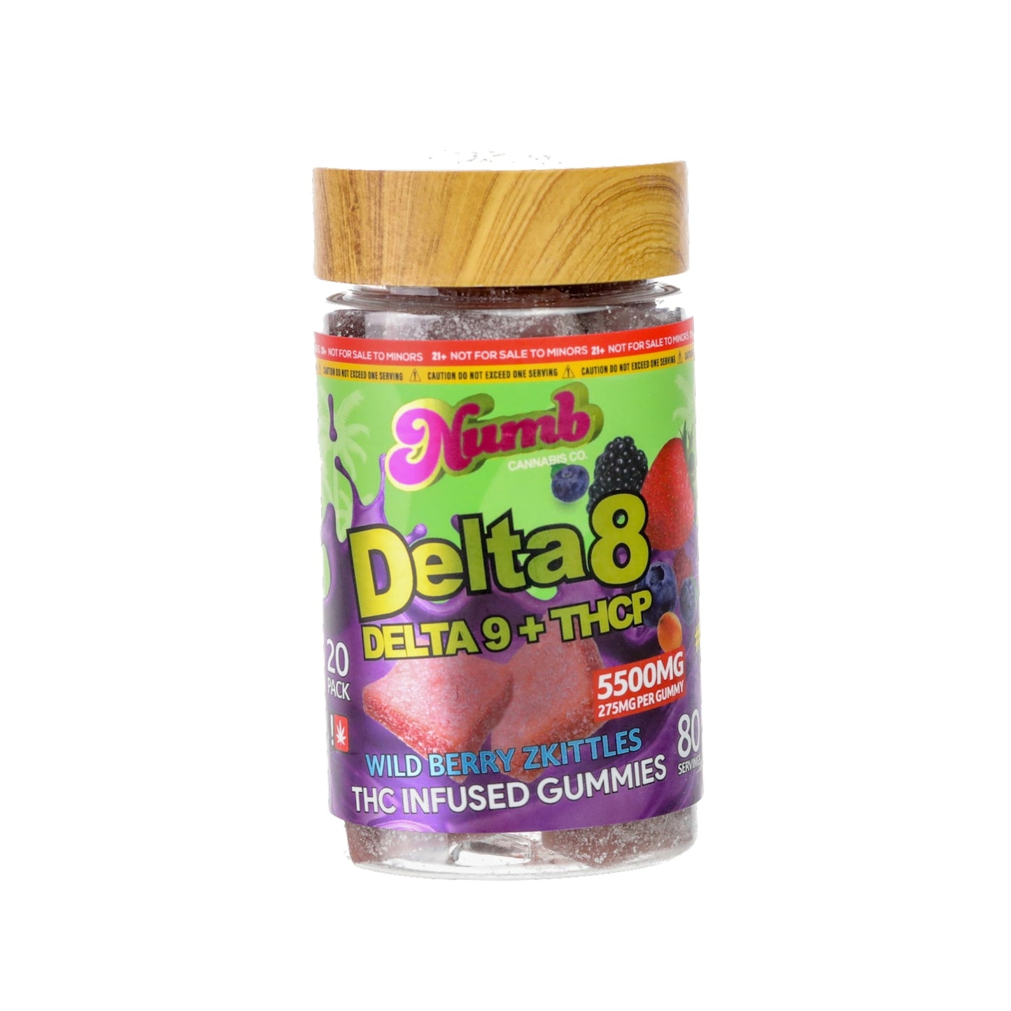 Numb D8/D9/THC-P Gummies 5500mg