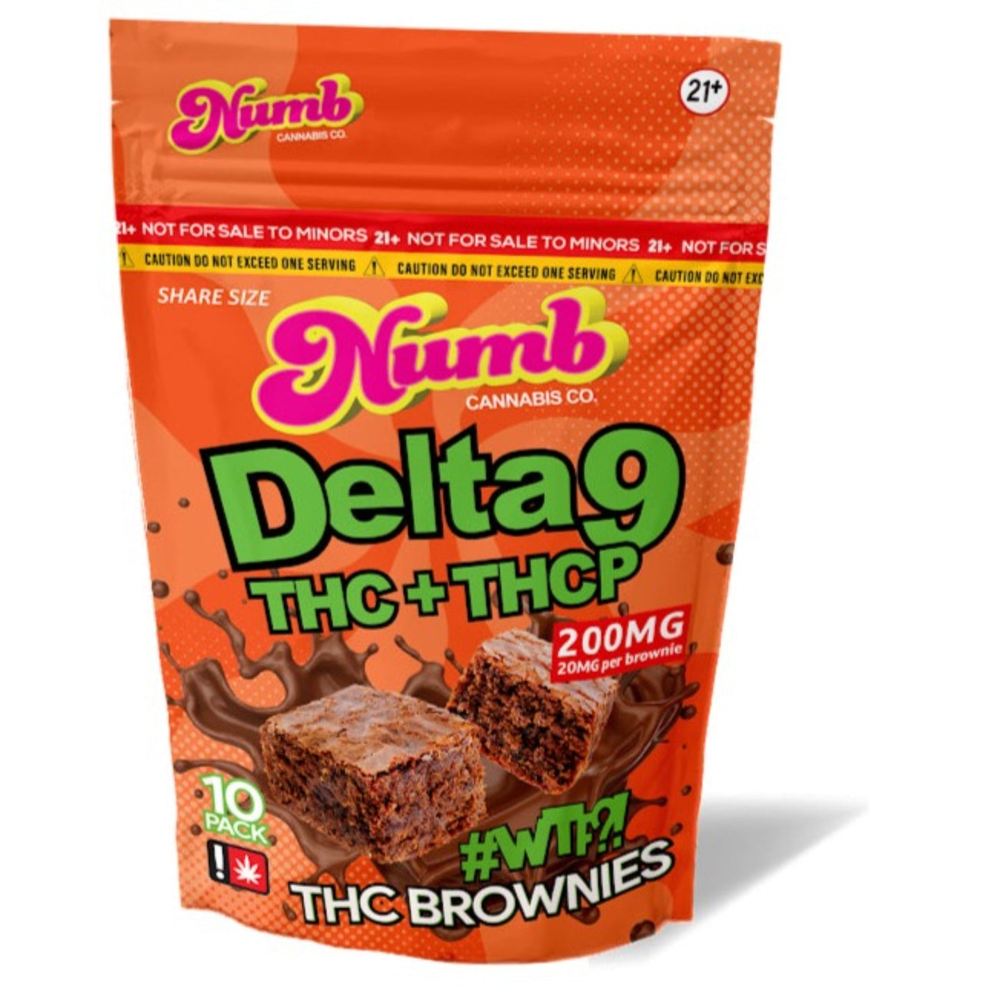 Numb Delta 9 Brownies 200mg