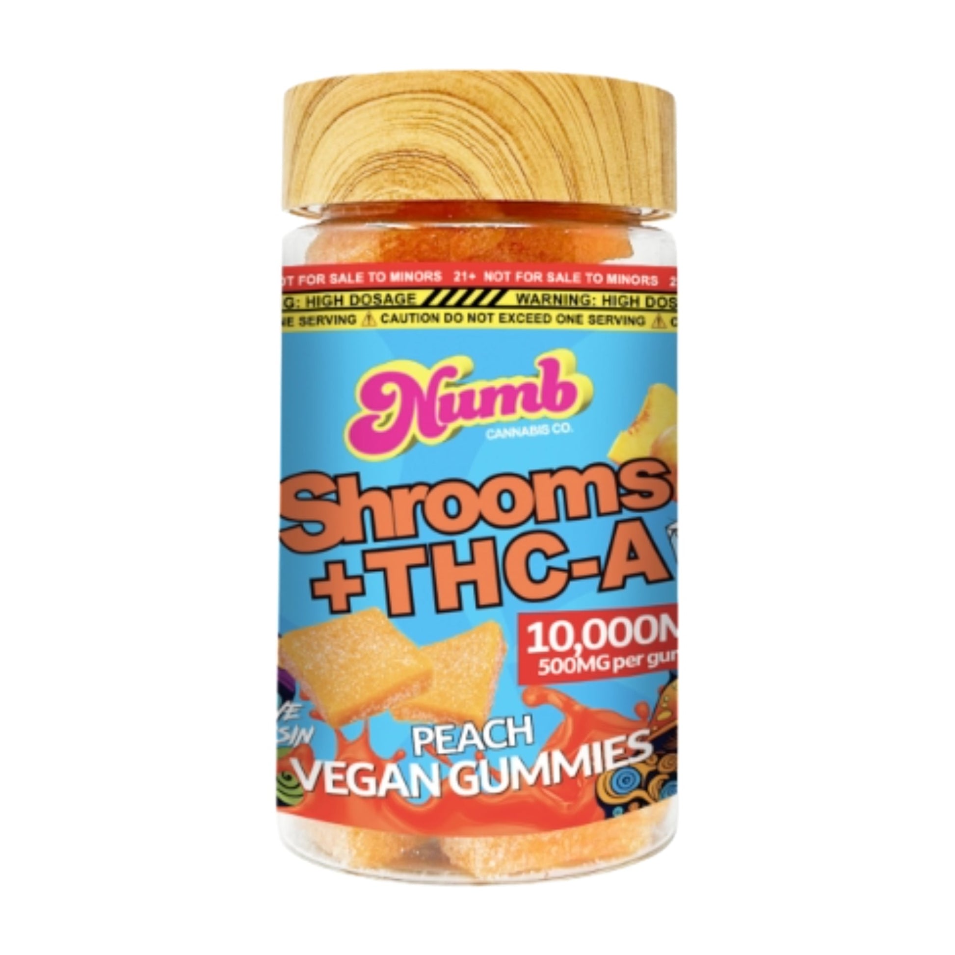 Get Numb Magic Mushroom THC-A Gummies 10000mg 20ct