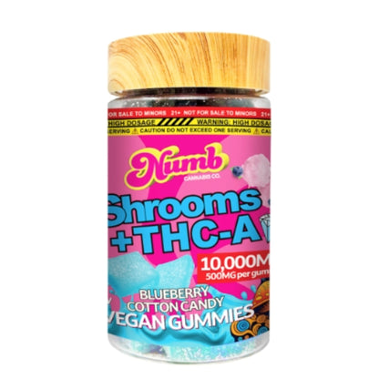 Get Numb Magic Mushroom THC-A Gummies 10000mg 20ct