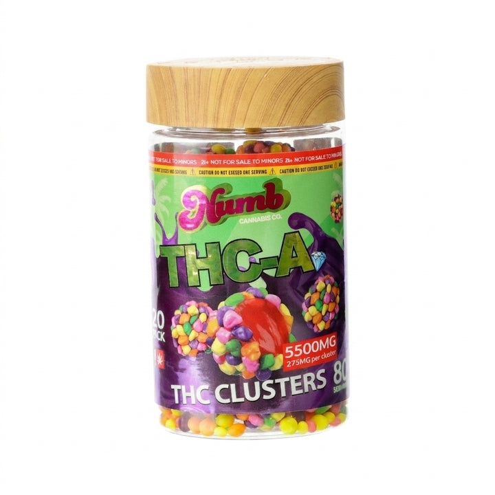 Numb THC-A Candy Clusters 5500mg 20ct