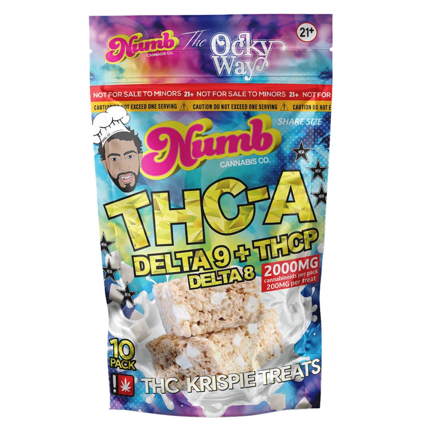Numb Ocky Way THC-A Krispie Treats 2000mg