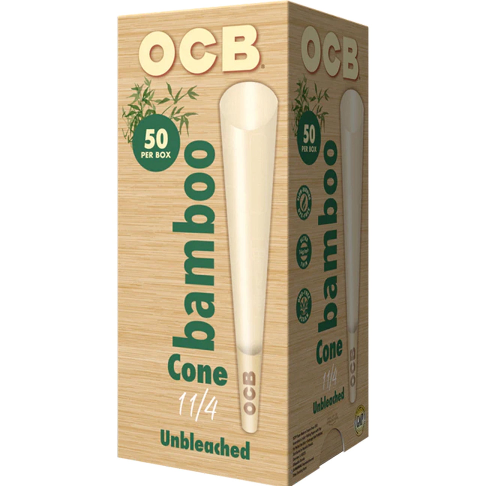OCB Bamboo 1 1/4 Cone Box