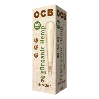 OCB Organic Hemp 1 1/4 Cone Box 50ct