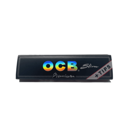 OCB Rolling Papers Plus Tips Bundle Slim 1 1/4