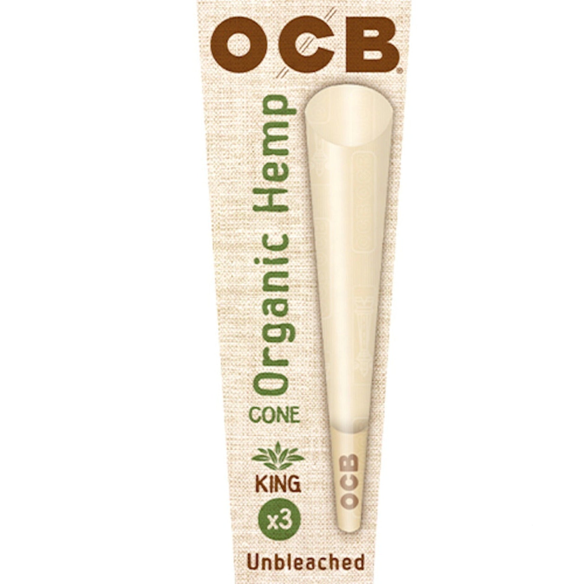 OCB Unbleached Organic Hemp Cones 1 1/4 6 Pack