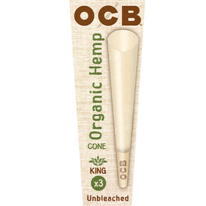 OCB Unbleached Organic Hemp Cones 1 1/4 6 Pack