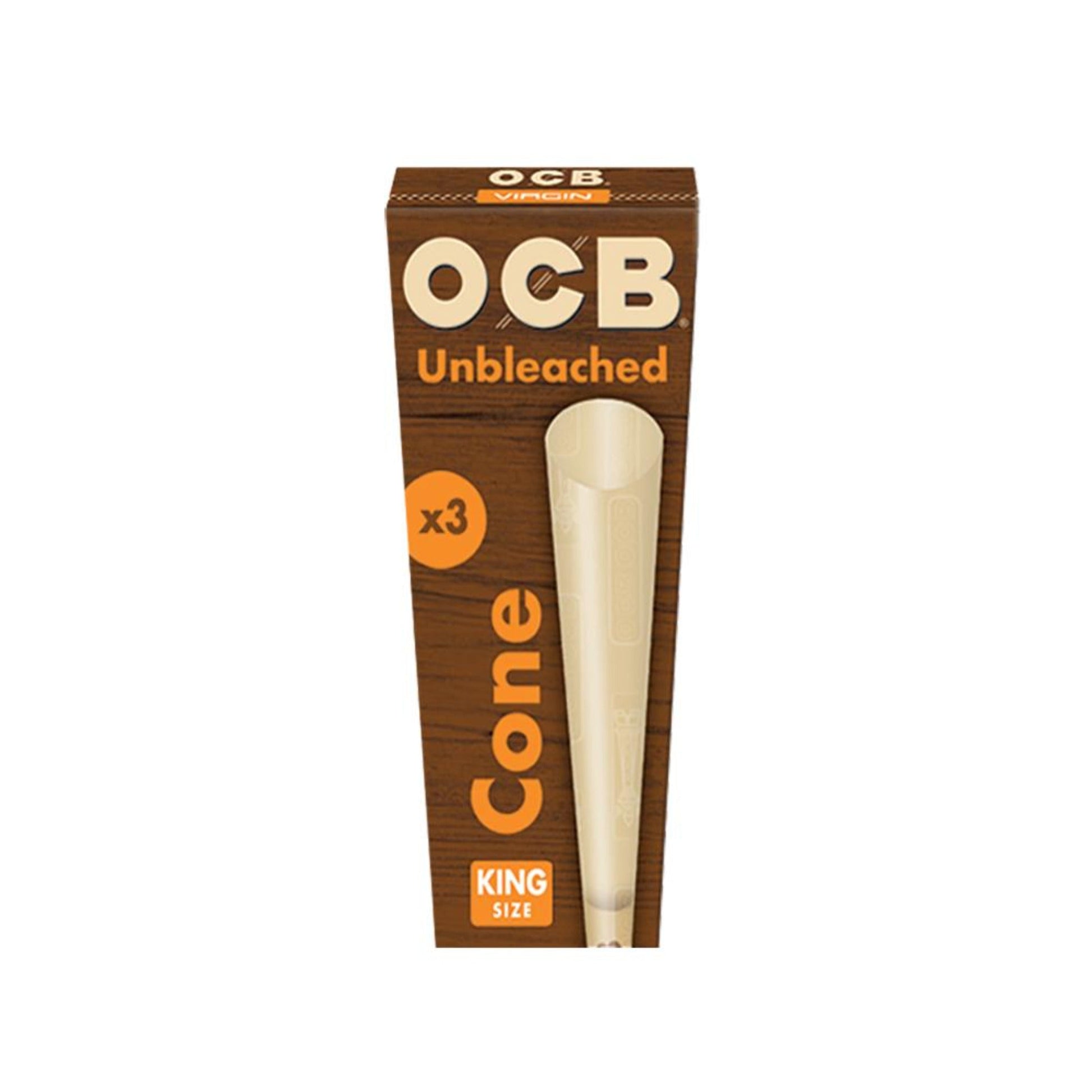 OCB Unbleached Virgin Cones 1 1/4 King Size
