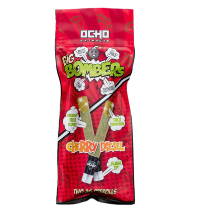 Ocho Extracts Big Bombers Glass Tip THC-A Pre-Rolls 4g