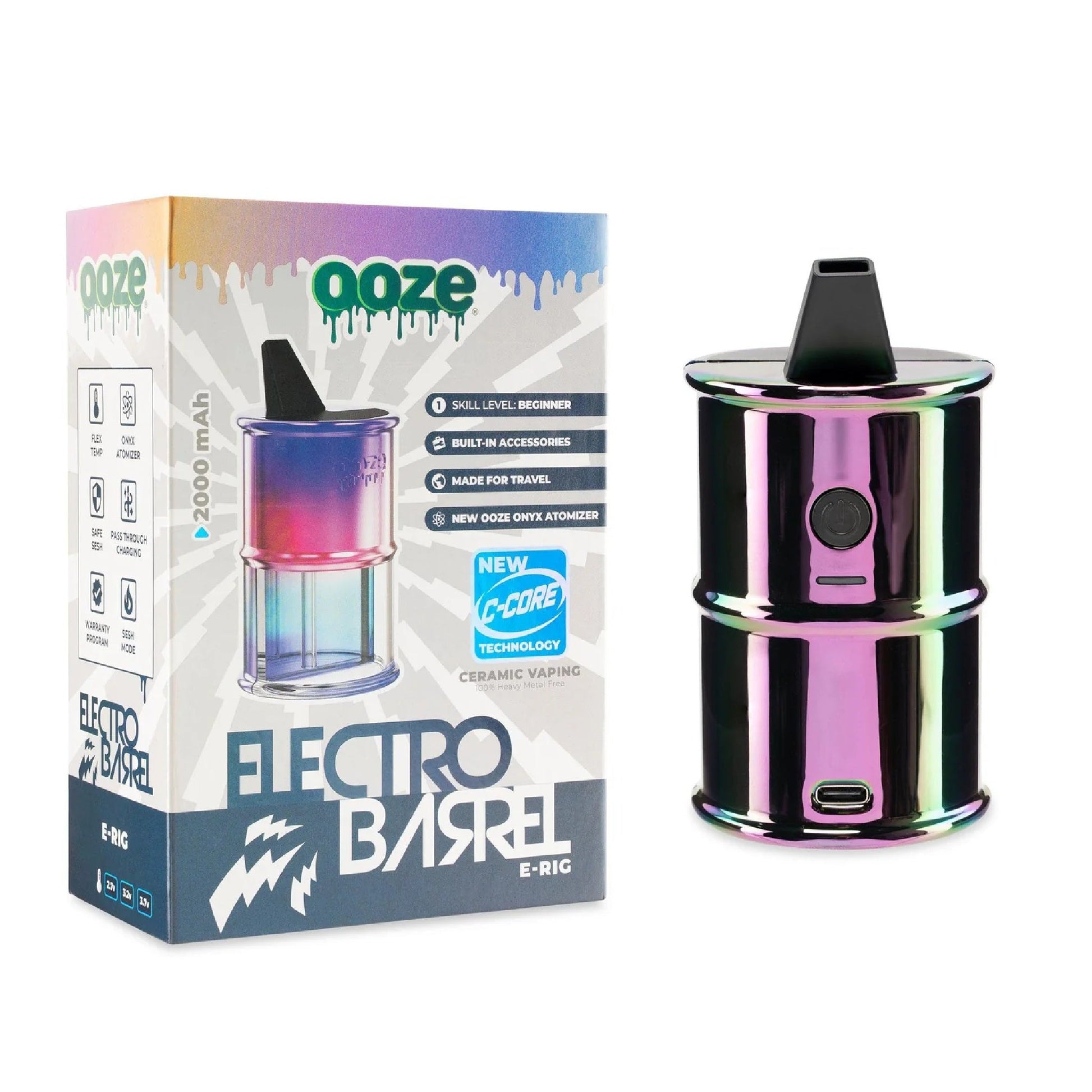 Ooze Electro Barrel Dab Rig