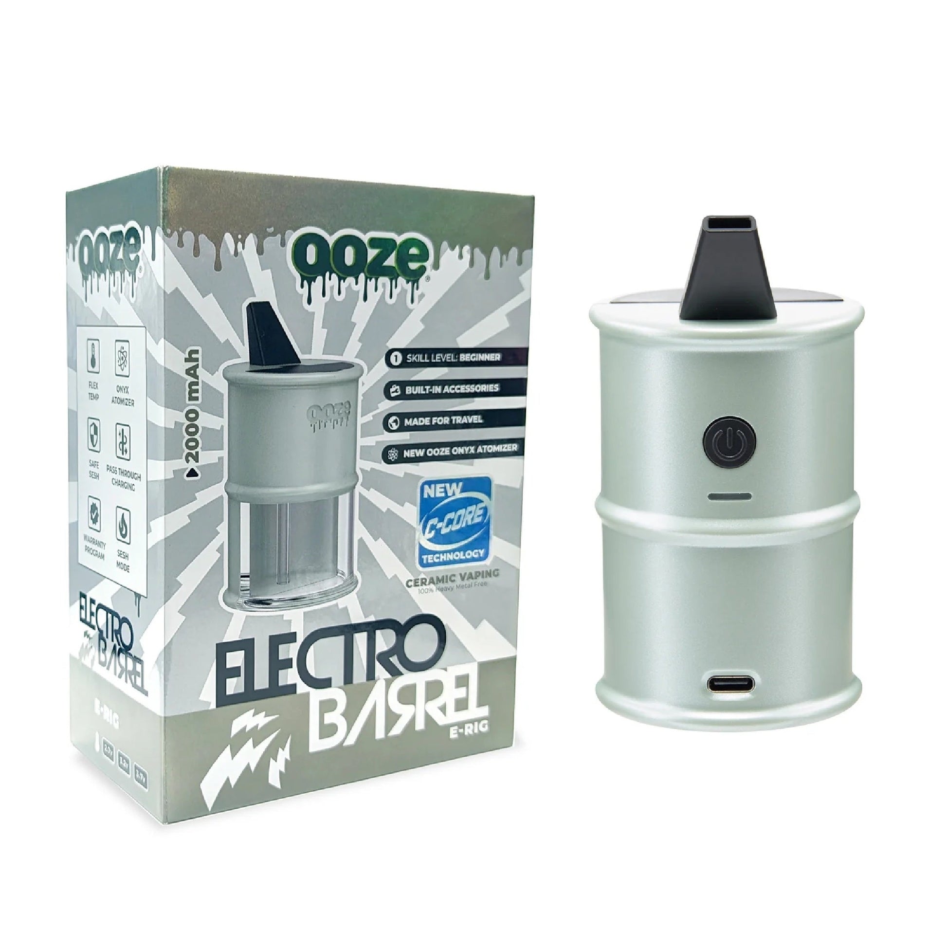 Ooze Electro Barrel Dab Rig