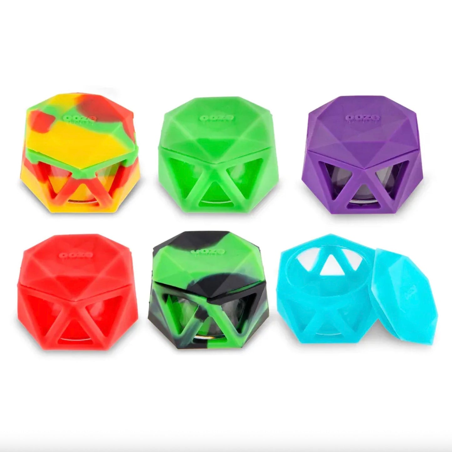 Ooze Geode Silicone Wax Container 2in
