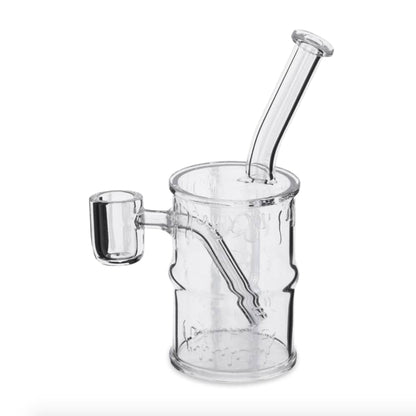 Cannatron Ooze Toxic Barrel Quartz Dab Rig 6in