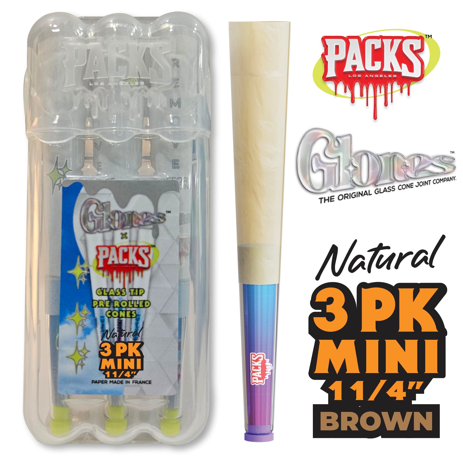 Packwoods Glones Glass Tip Pre-Rolled Cones