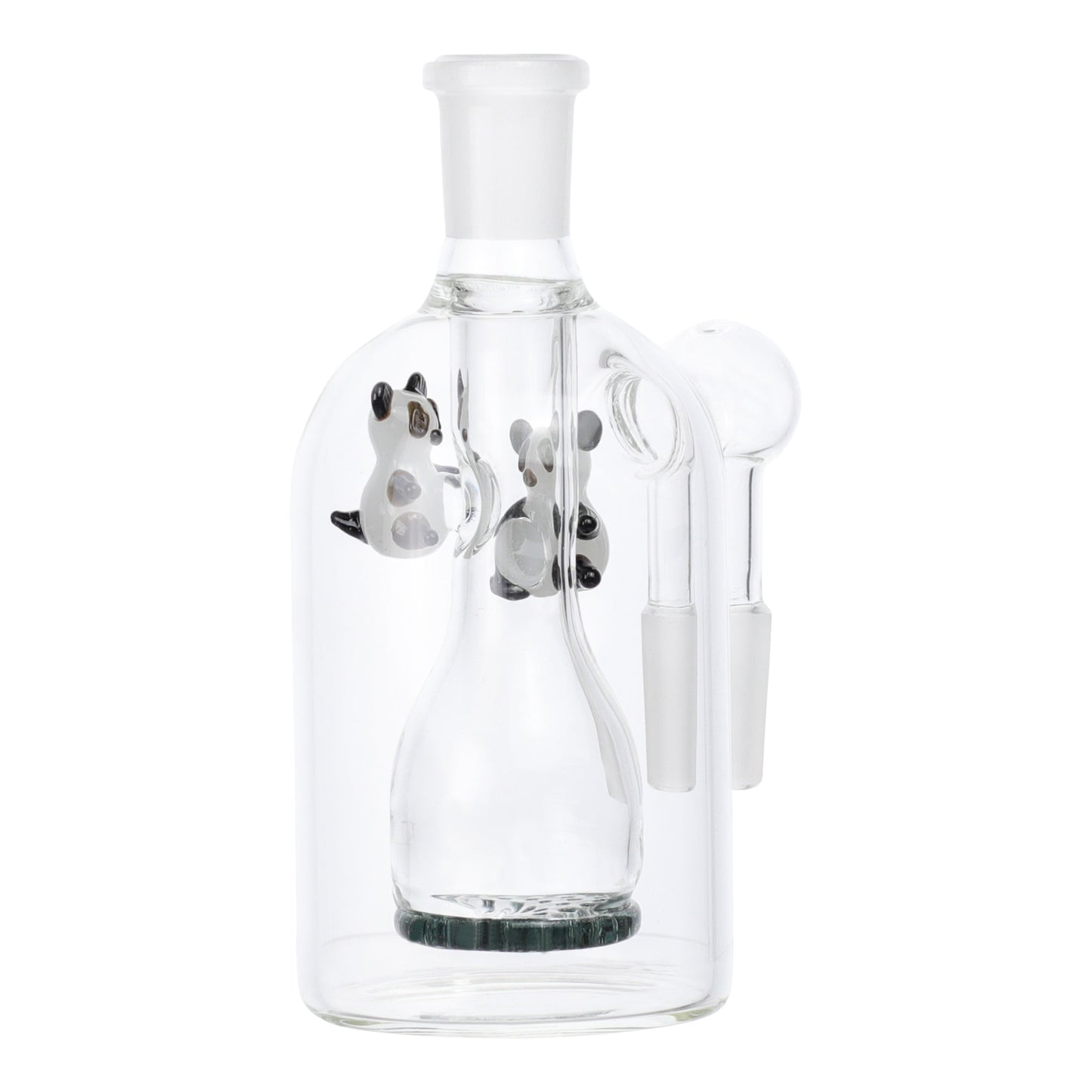 Panda Perc Ash Catcher 90° 14mm Male Borosilicate Glass
