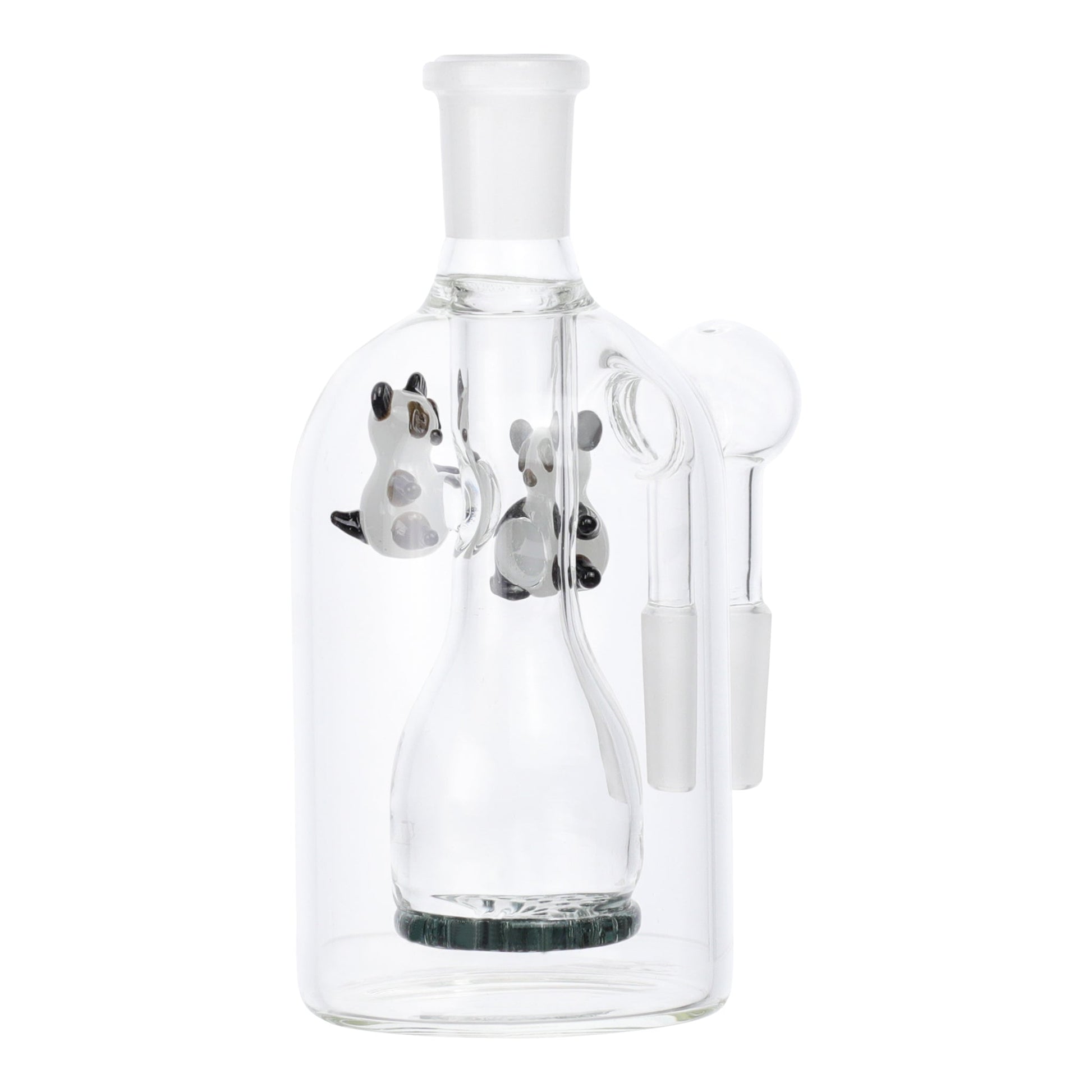 Panda Perc Ash Catcher 90° 14mm Male Borosilicate Glass