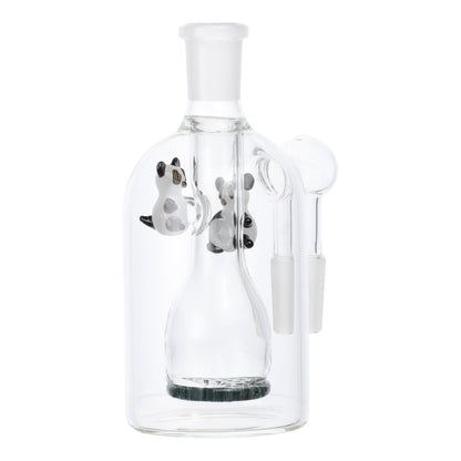 Panda Perc Ash Catcher 90° 14mm Male Borosilicate Glass