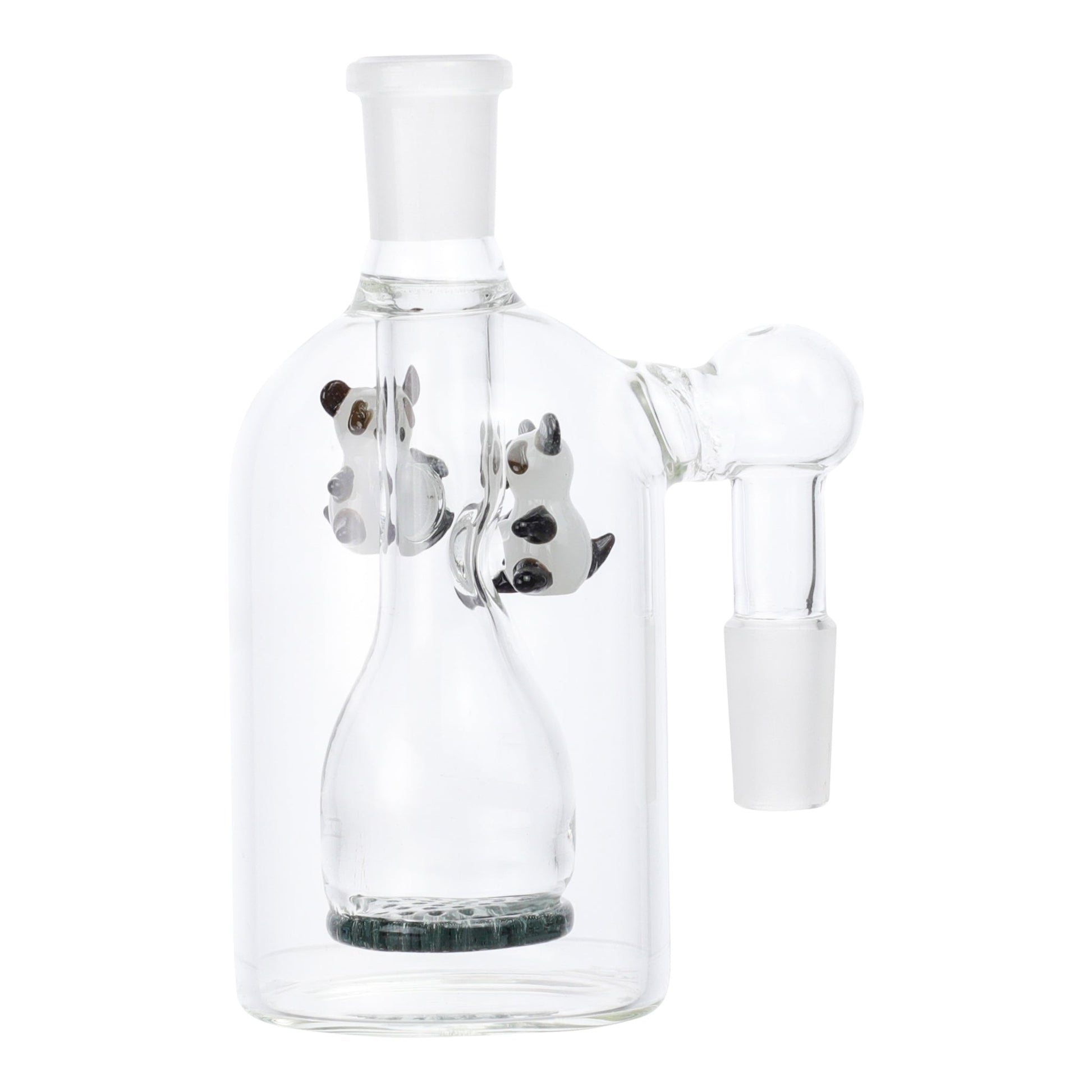 Panda Perc Ash Catcher 90° 14mm Male Borosilicate Glass