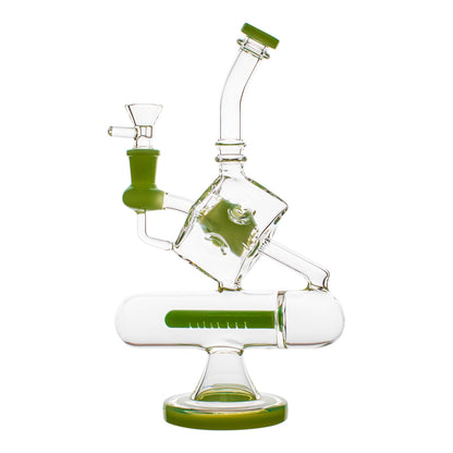 Amy Pandora's Box Percolator Bong 10.5in Borosilicate Glass