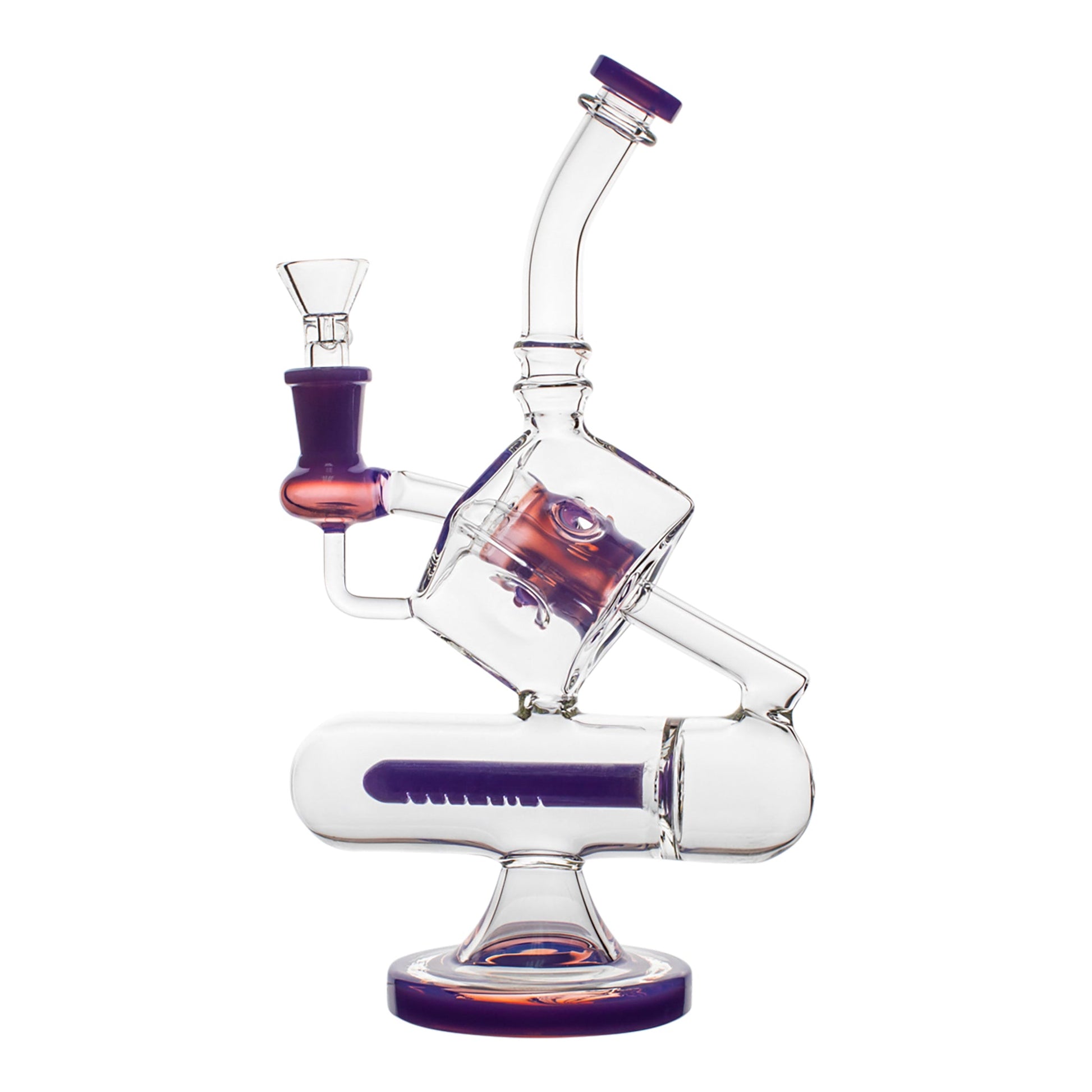 Amy Pandora's Box Percolator Bong 10.5in Borosilicate Glass