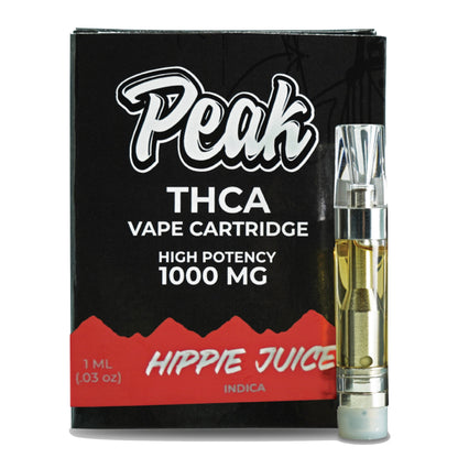 Peak THC-A Hippie Juice Cartridge 1000mg