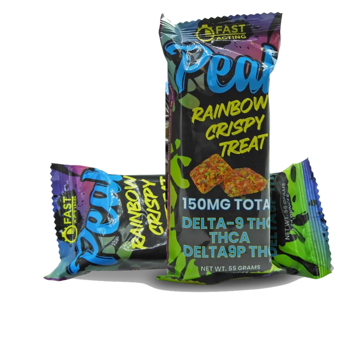 Peak THC-A Rainbow Crispy Treat 150mg