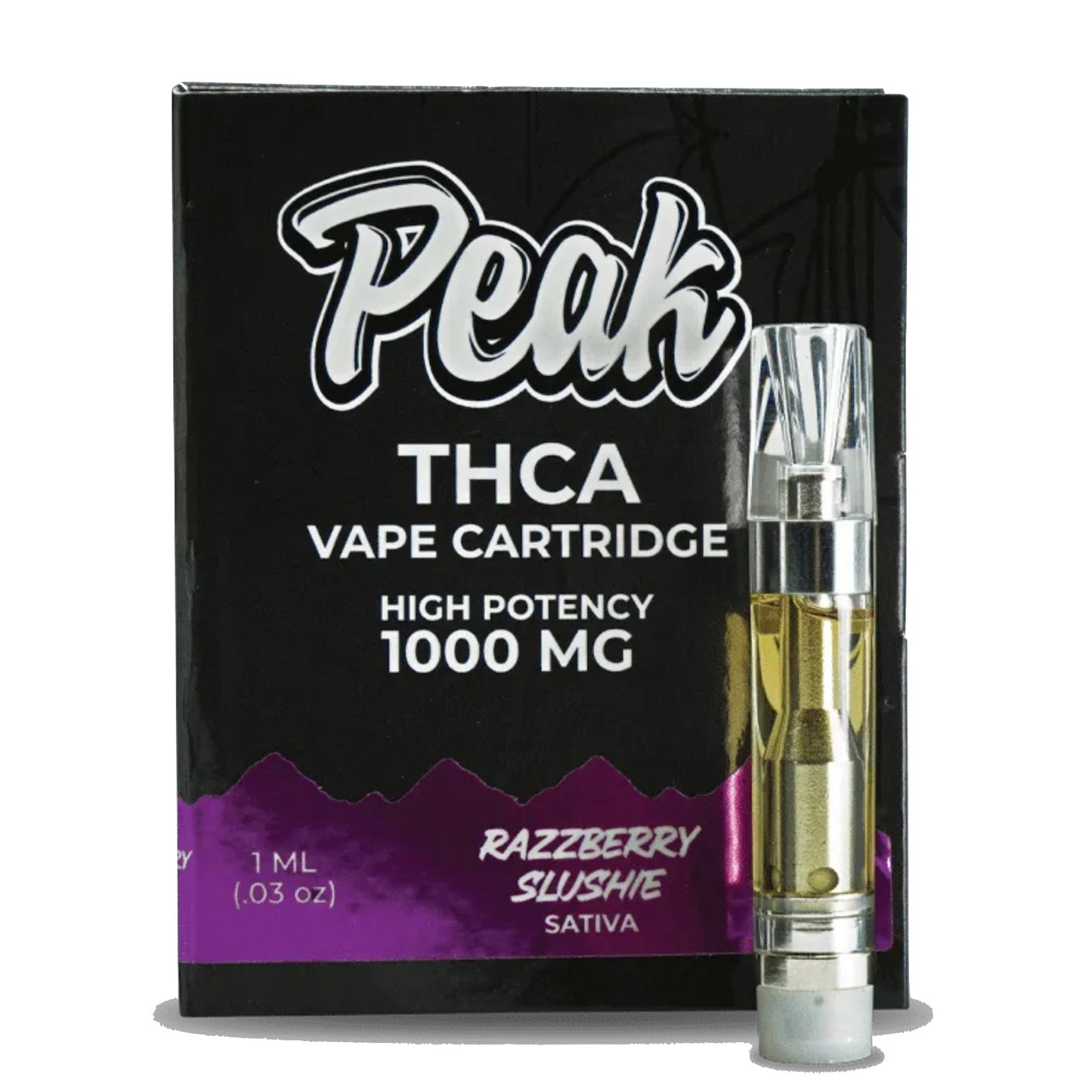 Peak Razzberry Slushie THC-A Cartridge 1000mg