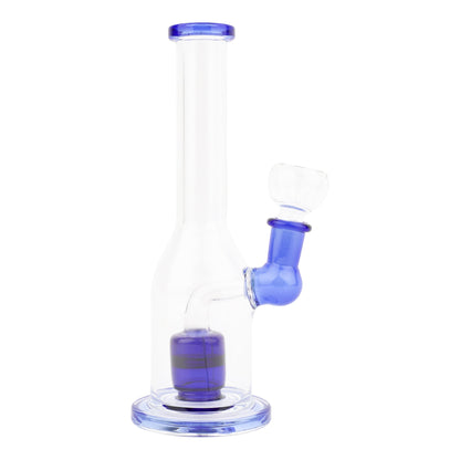 Allied International Perky Bottle Bong 7in Borosilicate Glass