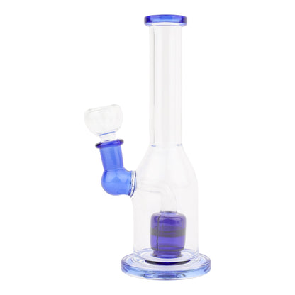 Allied International Perky Bottle Bong 7in Borosilicate Glass