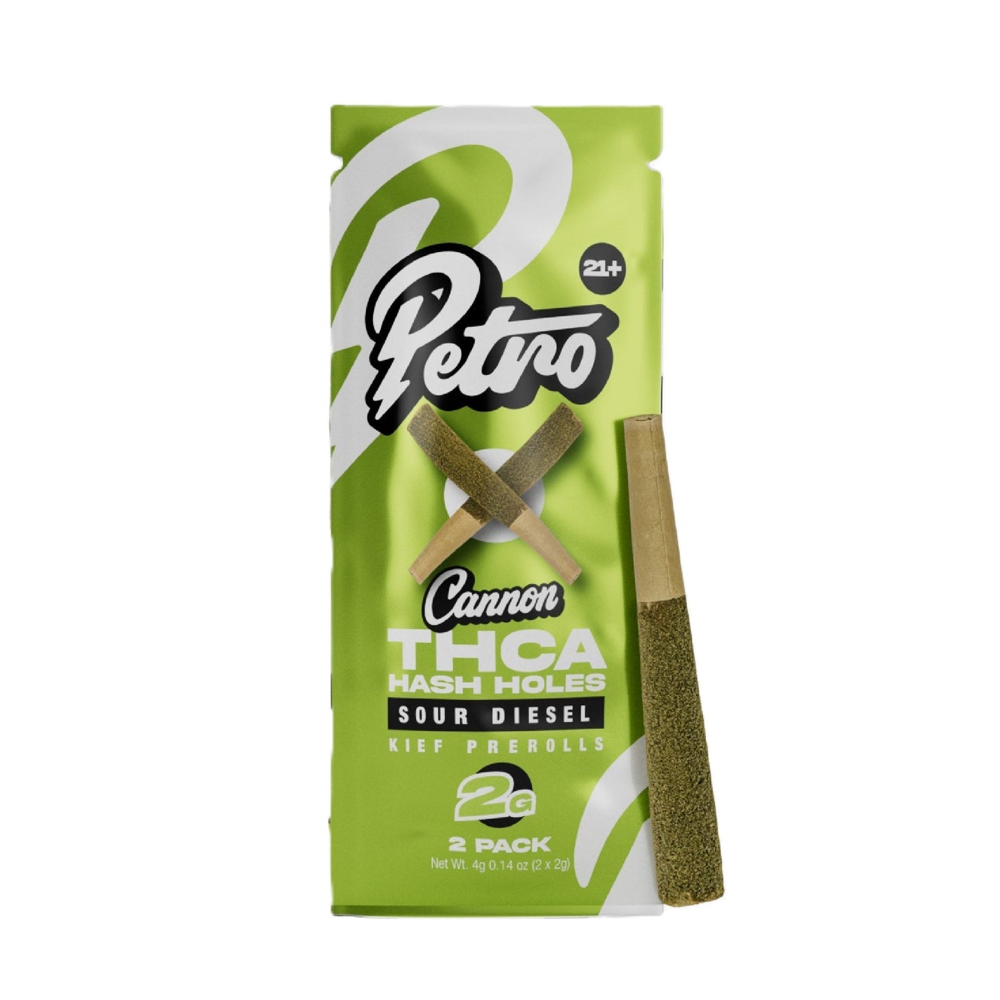 Petro Cannon THC-A Hash Hole Pre-Roll 2g 2ct