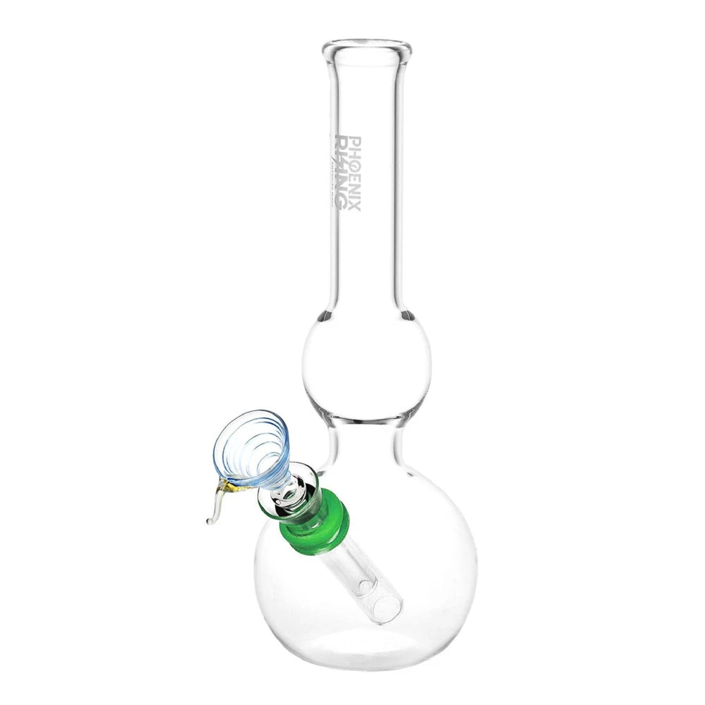 Phoenix Rising Classic Double Bubble Bong 8in